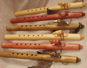 Flutes are an instrument staple of Navajo tribal music
