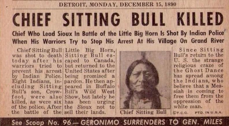 American Indian History Life Of Sitting Bull - 