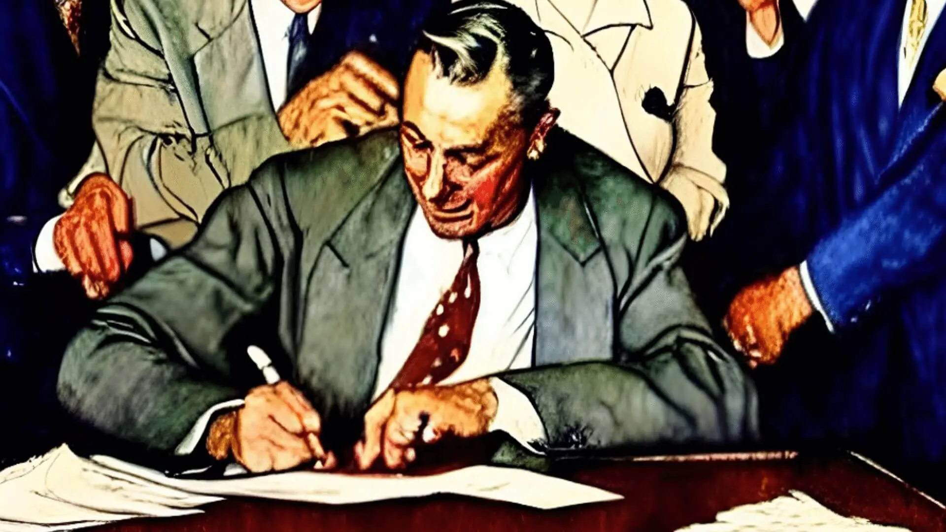roosevelt signs the indian reorganization act