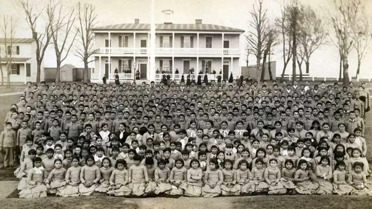 native americans children assimilated through boarding school policy