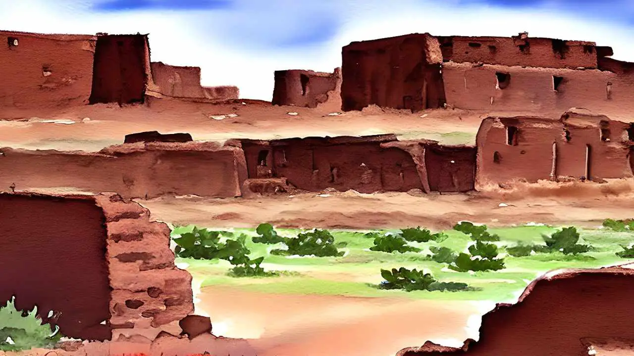 chaco canyon landscape