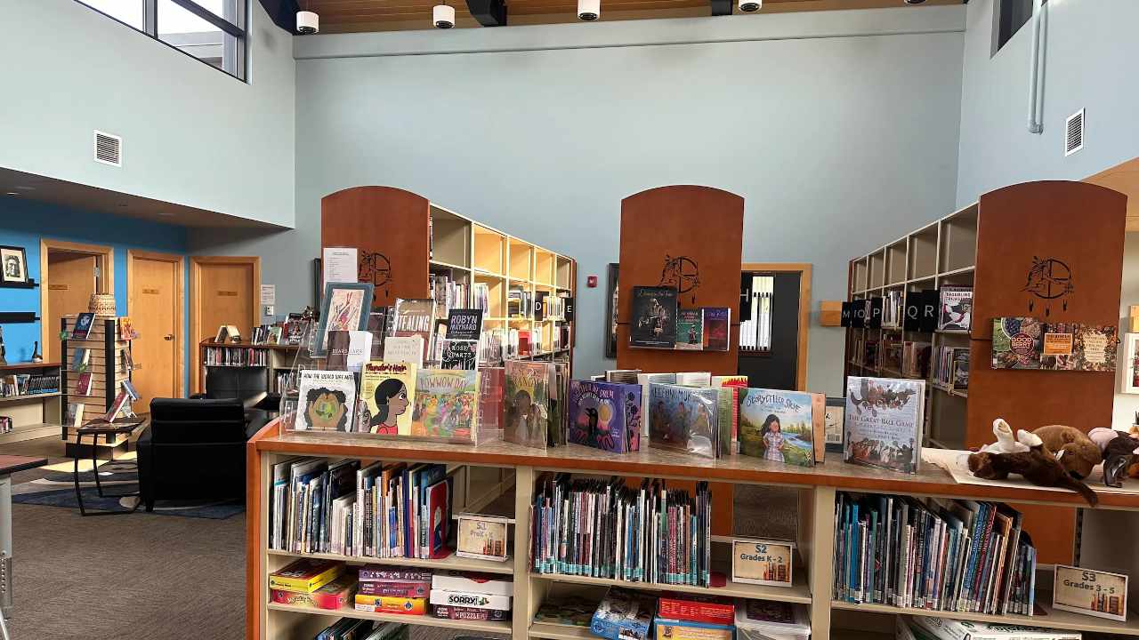 Potawatomi Library in Crandon Wisconsin