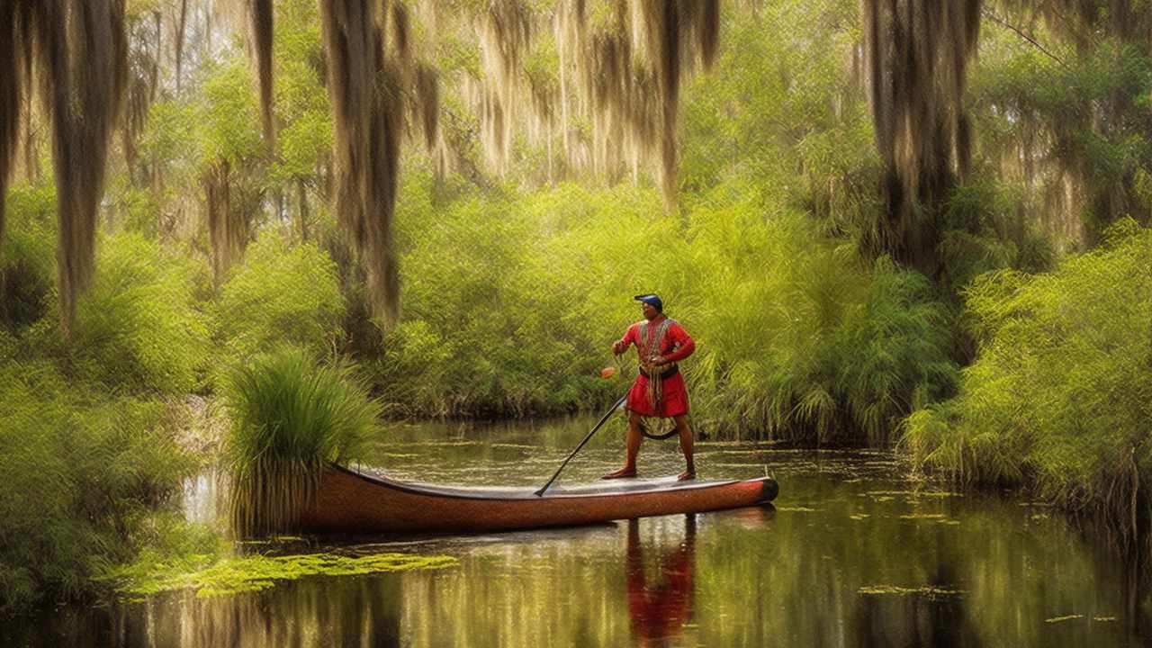 seminole brave in everglades