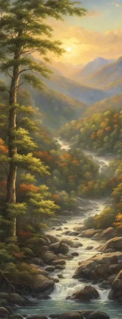 North Carolina landscape features - mountains, rivers, forests
