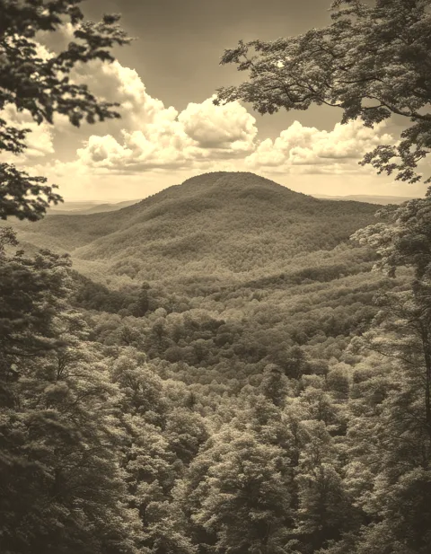 qualla boundary in the mountains of appalachia