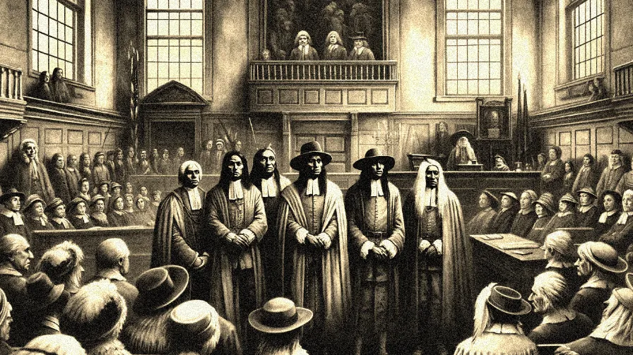 Sassamon trial in 1675