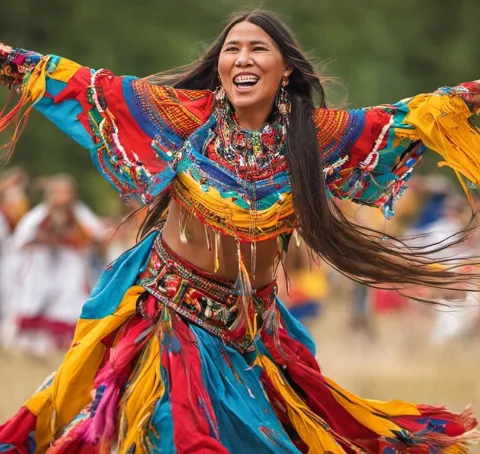 indigenous dancer
