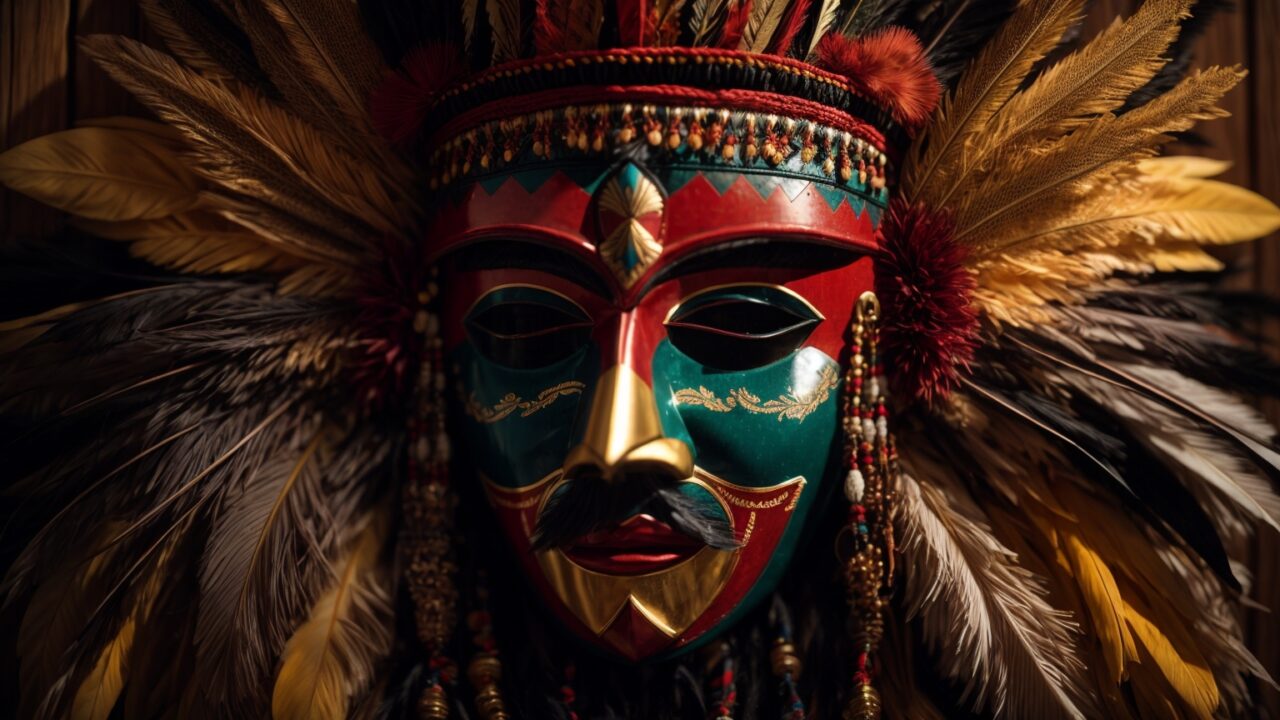 traditional Abenaki ceremonial mask